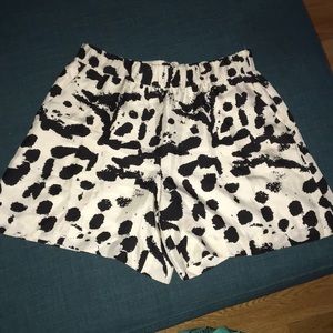 Silk dress shorts